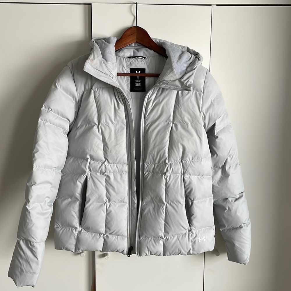 Under armor hooded jacket